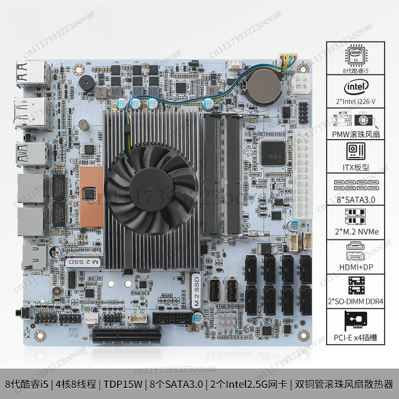 Df 8 Bay NAS Motherboard I5-82 - Nas Motherboard 8 Sata Mini Itx ulasan dan harga