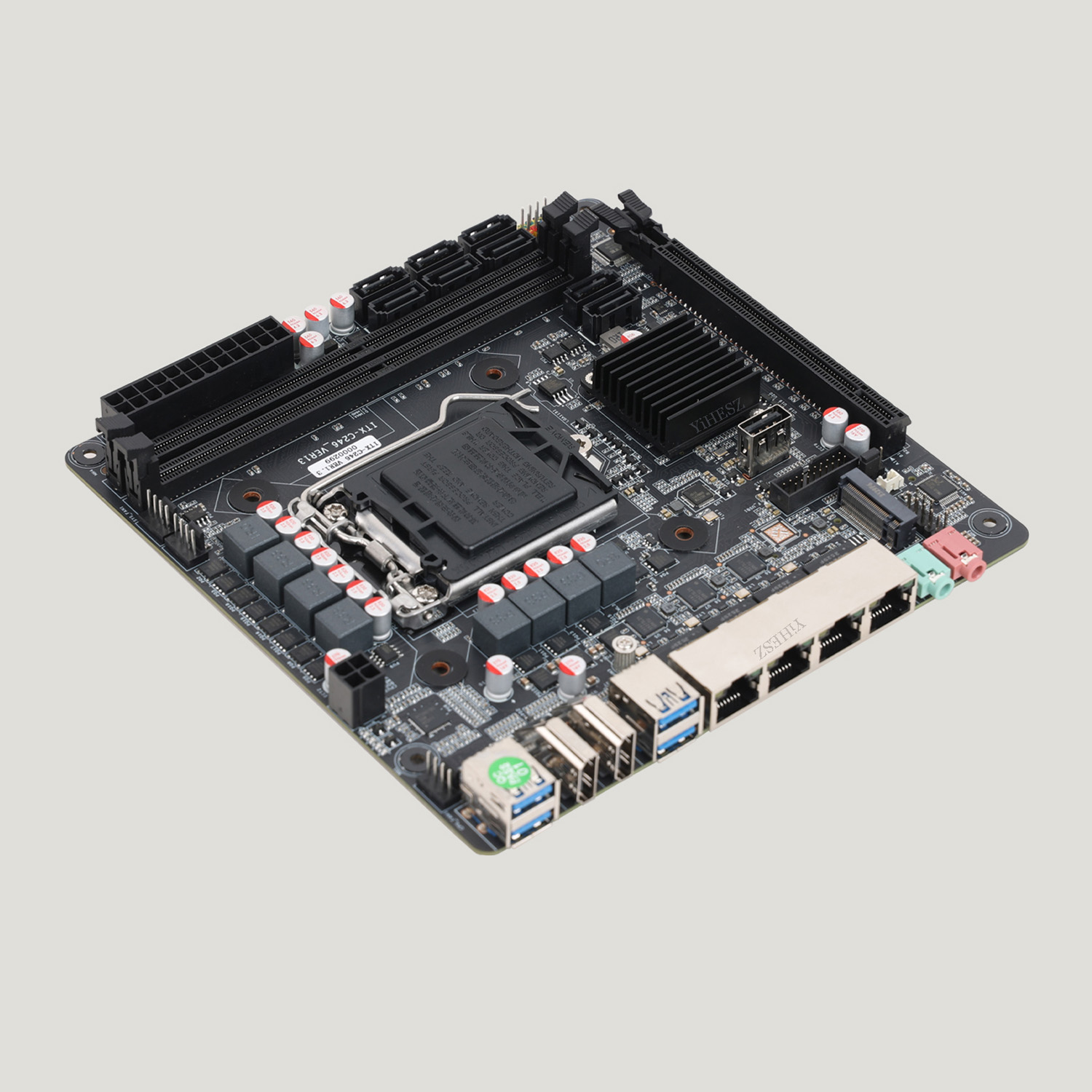 C246 Mini-ITX Motherboard 8 Ba - Nas Motherboard 8 Sata Mini Itx ulasan dan harga