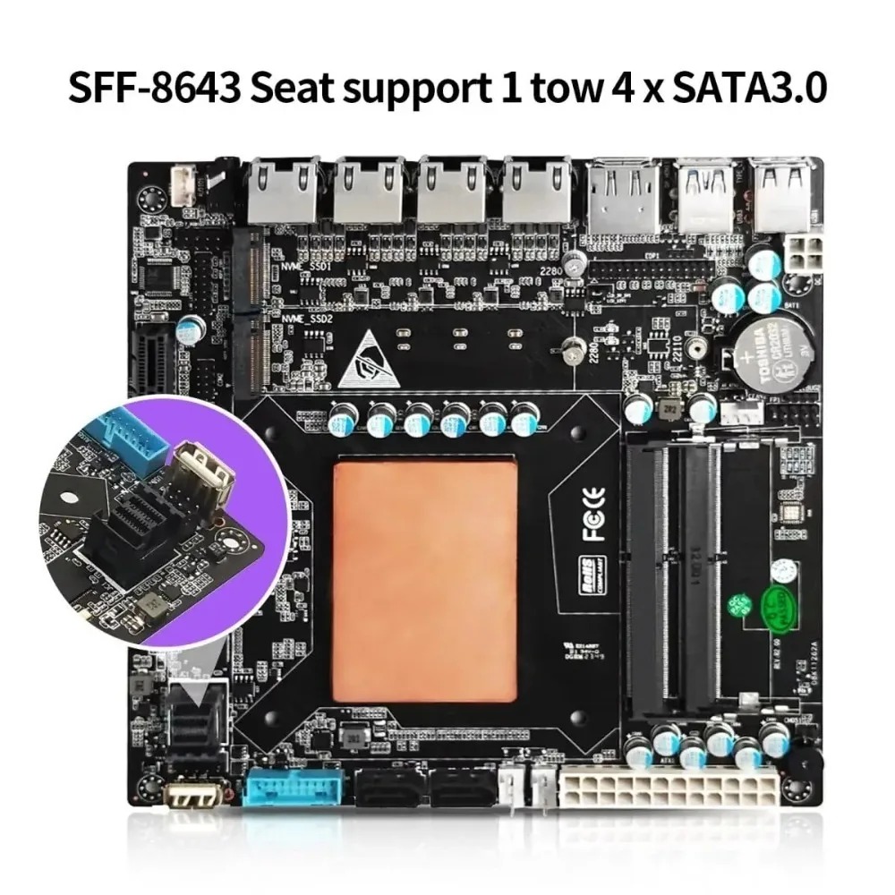ITX NAS Motherboard with 11th  - Nas Motherboard 8 Sata Mini Itx ulasan dan harga