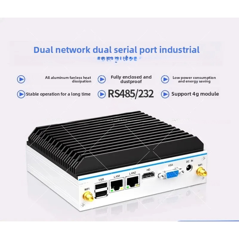 Mini Industrial PC - Quad-Core - Fanless Industrial Pc Rs485 Core I7 ulasan dan harga