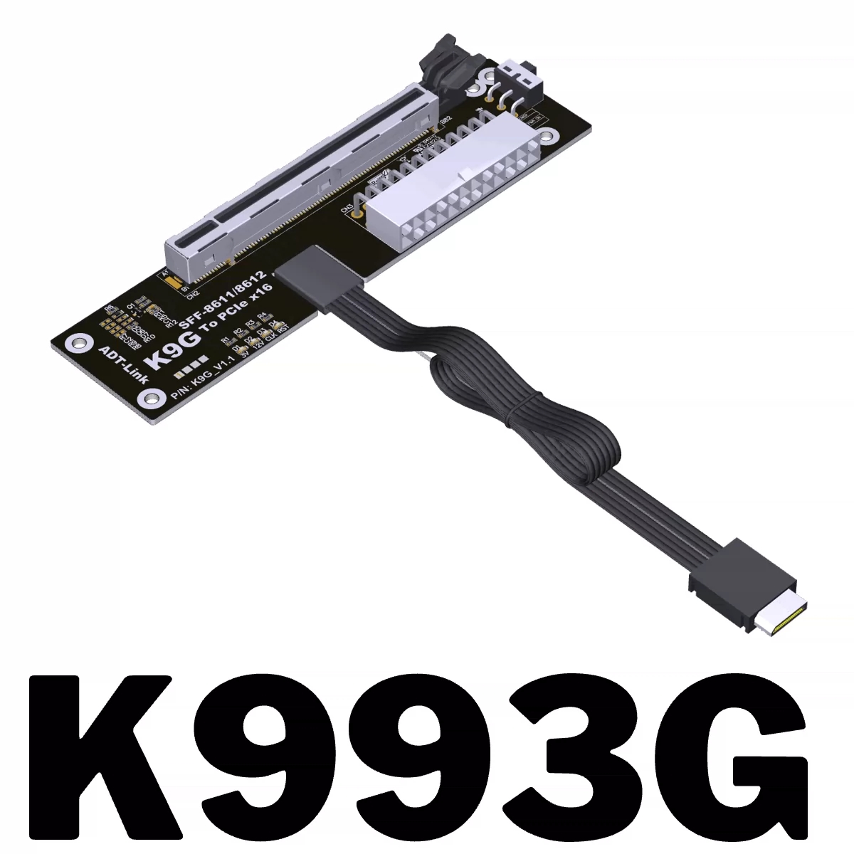 K993G-BK7 PCI-E 5.0 x4 to OCuL - Oculink Egpu Mini Pc ulasan dan harga