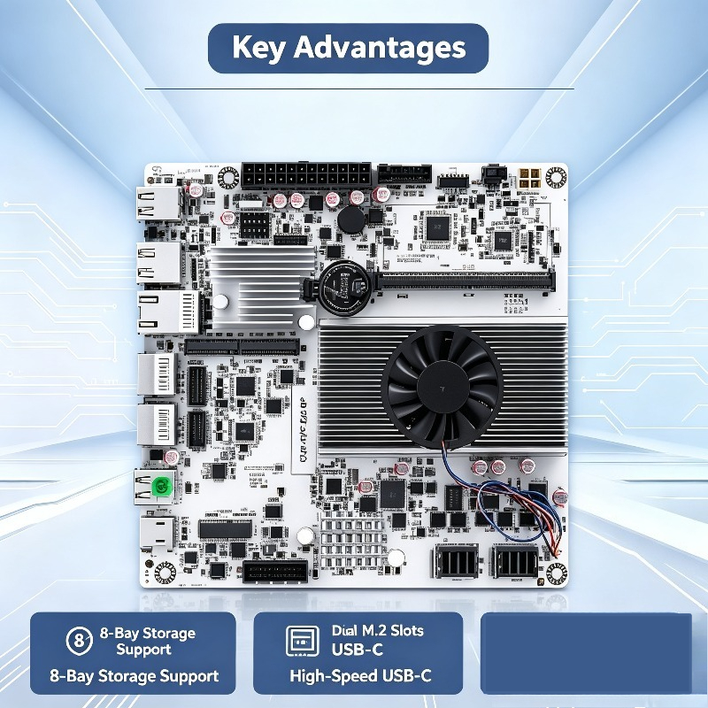 Mini ITX NAS Motherboard with  - Nas Motherboard 8 Sata Mini Itx ulasan dan harga