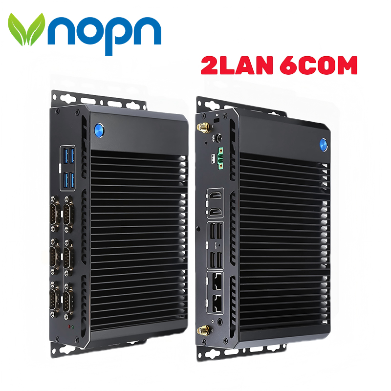 VNOPN Fanless Industrial Mini  - Fanless Industrial Pc Rs485 Core I7 ulasan dan harga