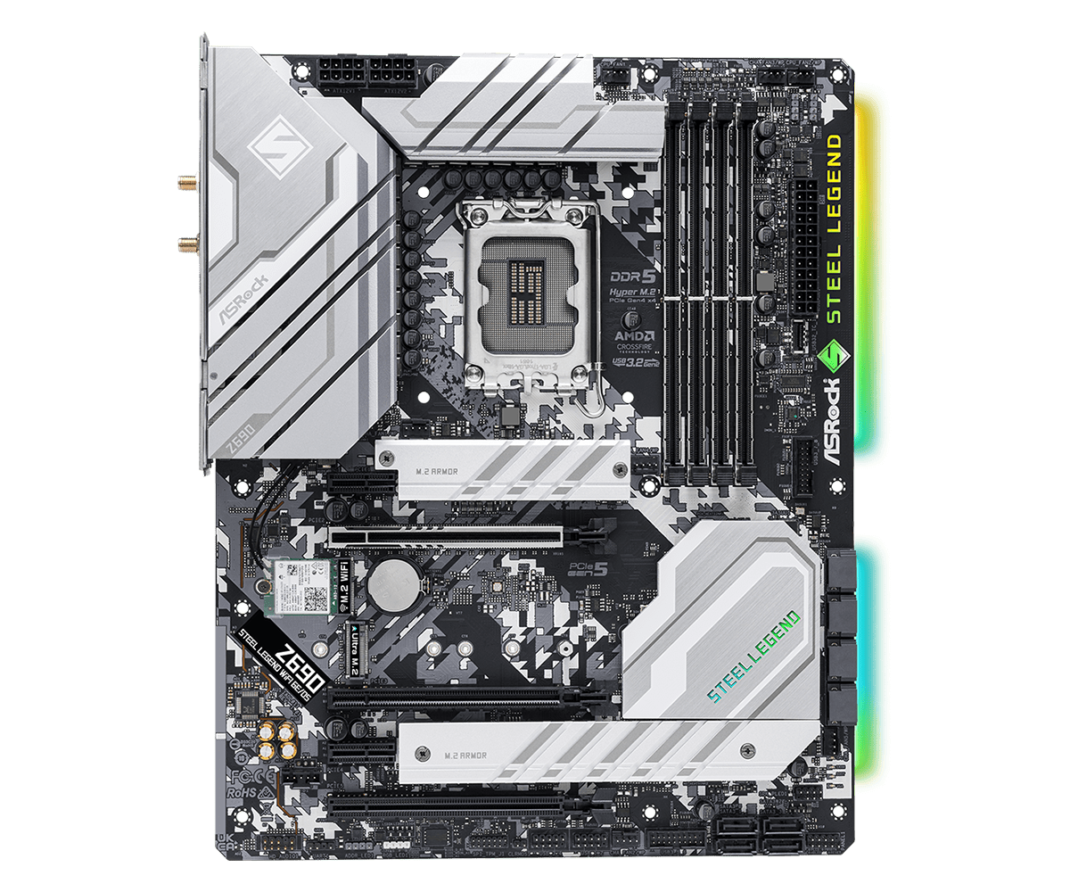 Z690 LGA1700 Motherboard ASROC - Lga1700 Itx Motherboard Ddr5 ulasan dan harga