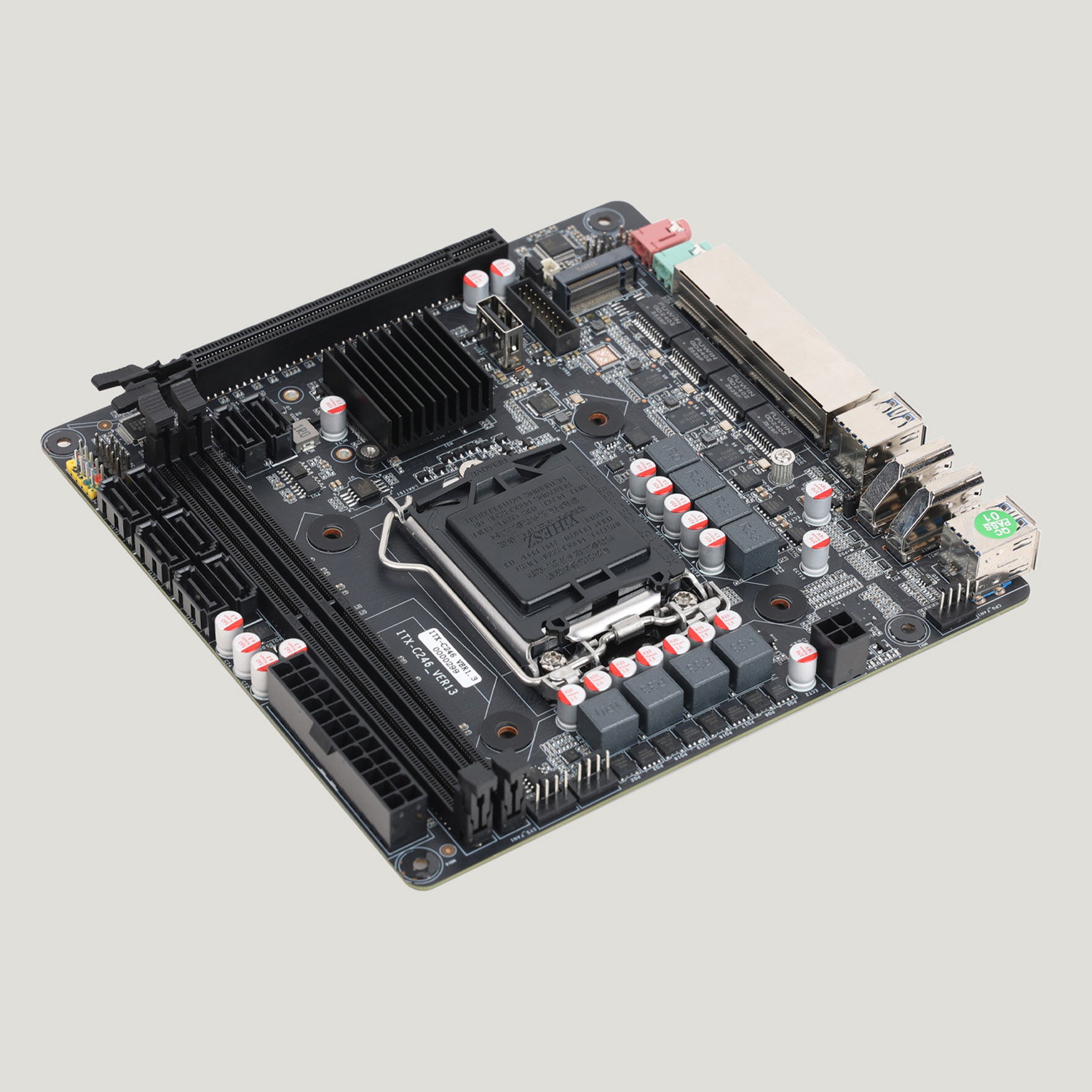8-Bays C246 Vpro NAS Motherboa - Nas Motherboard 8 Sata Mini Itx ulasan dan harga