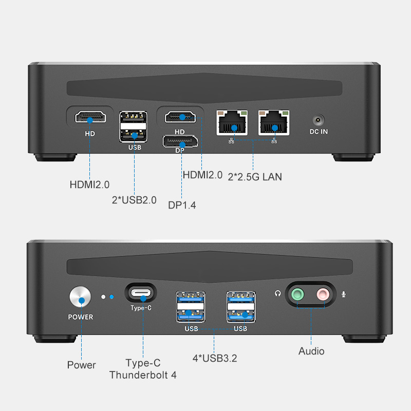 Powerful Desktop Computer with - Intel Core I9 13900H Mini Pc ulasan dan harga