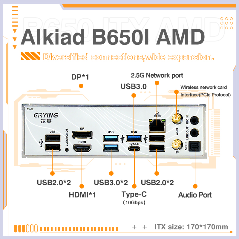 ERYING AM5 Motherboard Support - Lga1700 Itx Motherboard Ddr5 ulasan dan harga